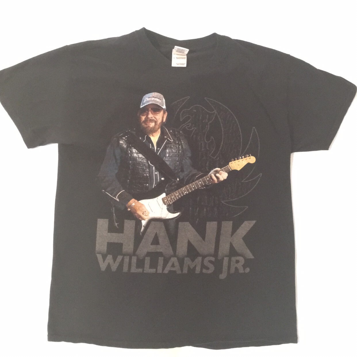 Very Rare Vintage Hank Williams JR Tour Double Sided T Shirt Etsy