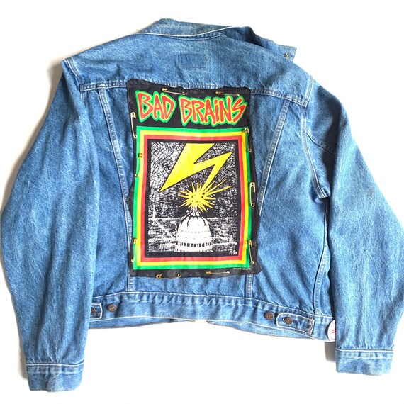 Very Rare Vintage Levis Bad Brains Custom Jacket