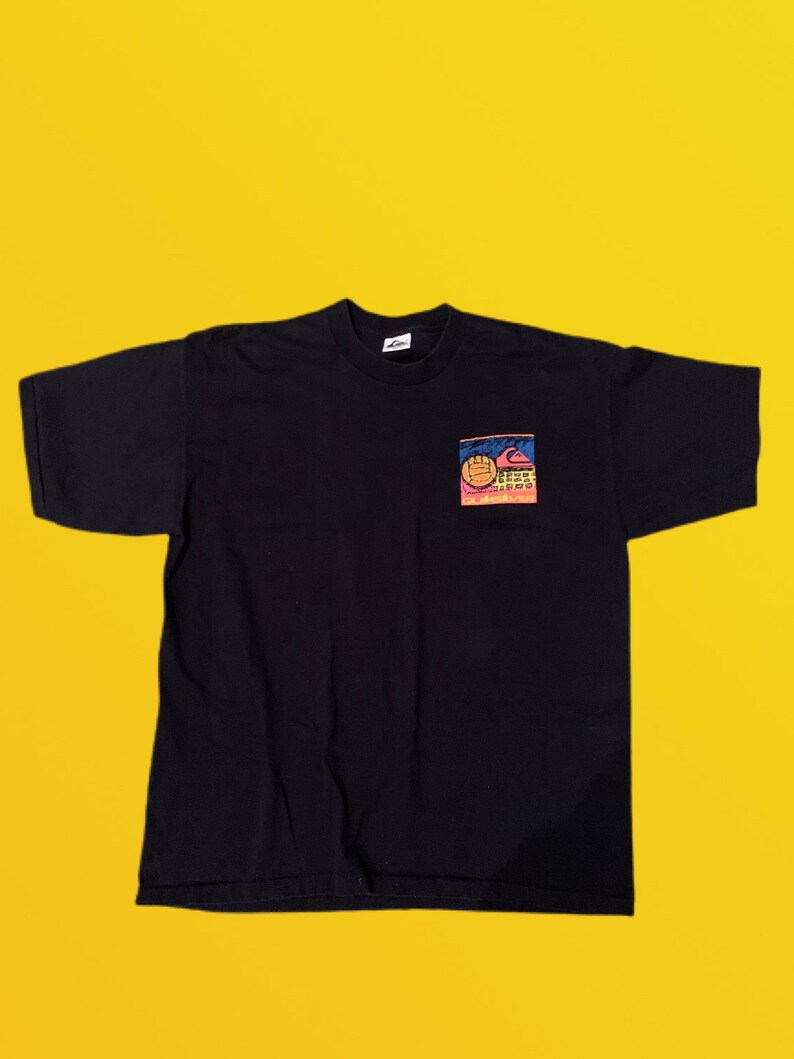 Vintage 1992 Quicksilver Double Sided Single Stitched T Shirt !!!!! Very Rare !!!!!!!
