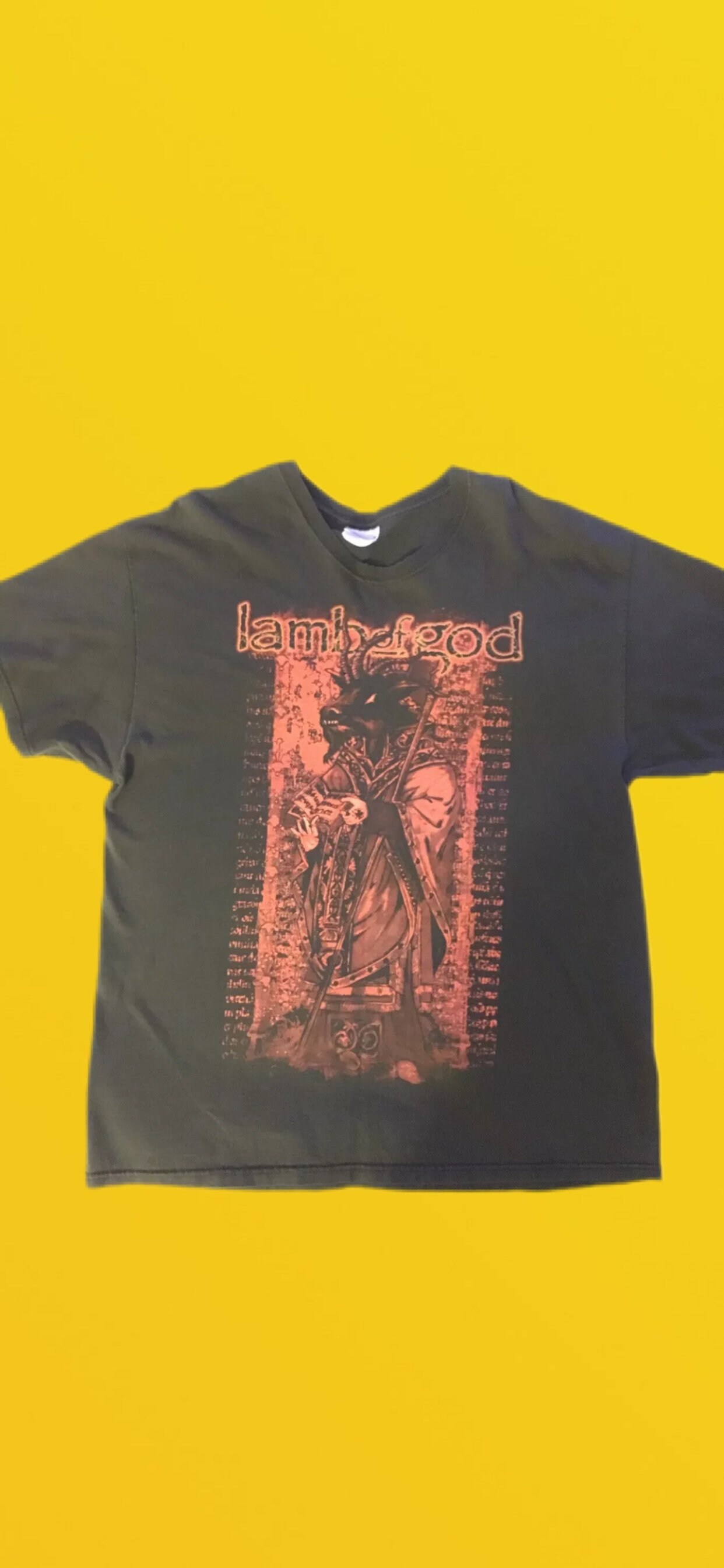 vintage lamb of god shirt