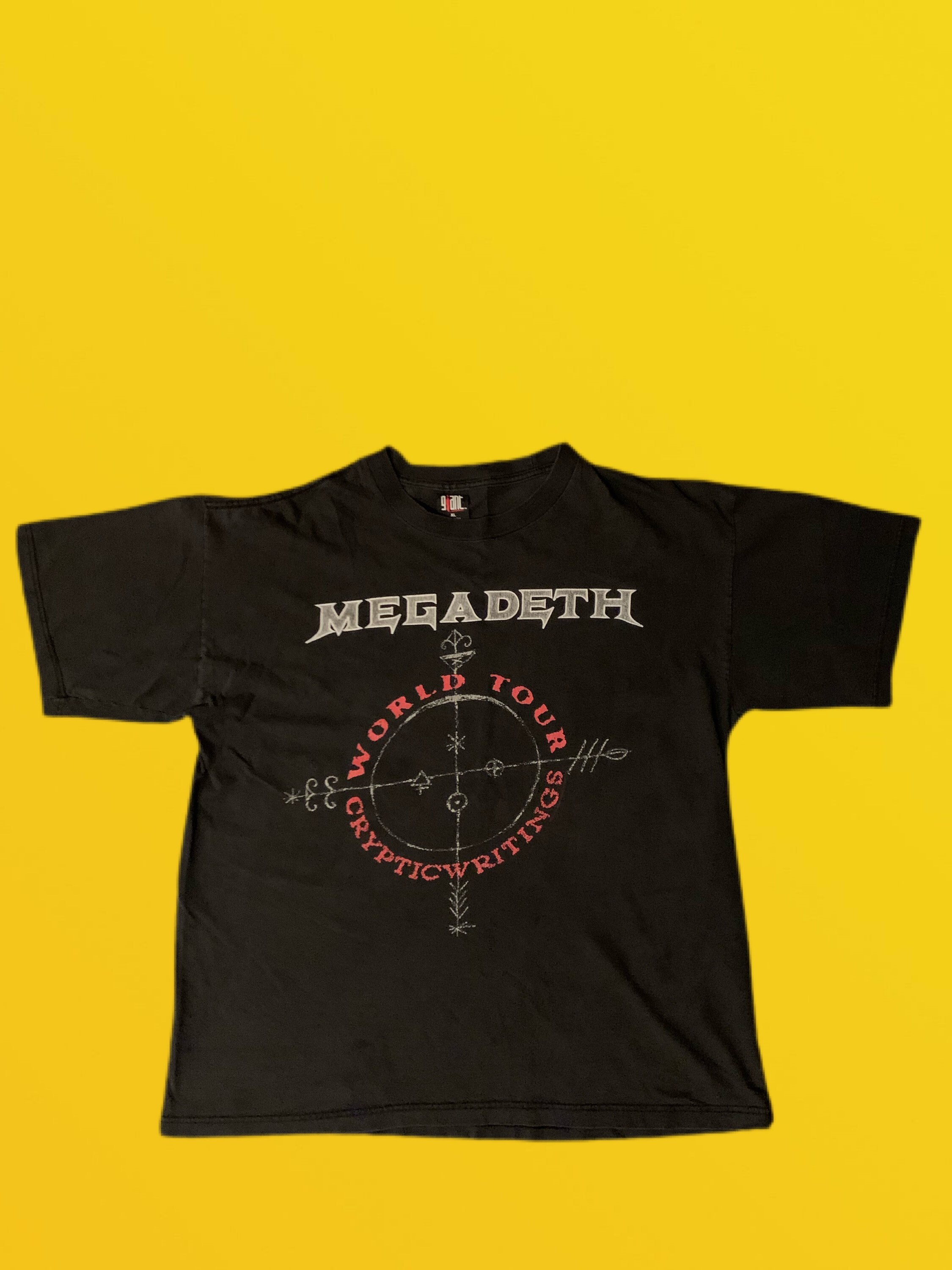 megadeth cryptic writings shirt