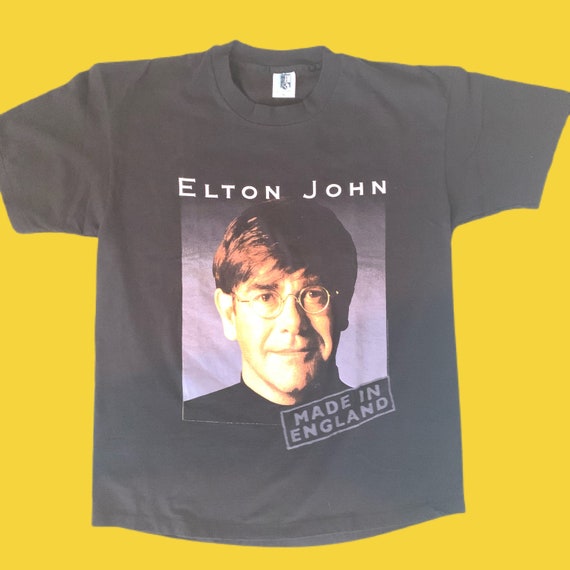 Elton john made in england shirt hot sale