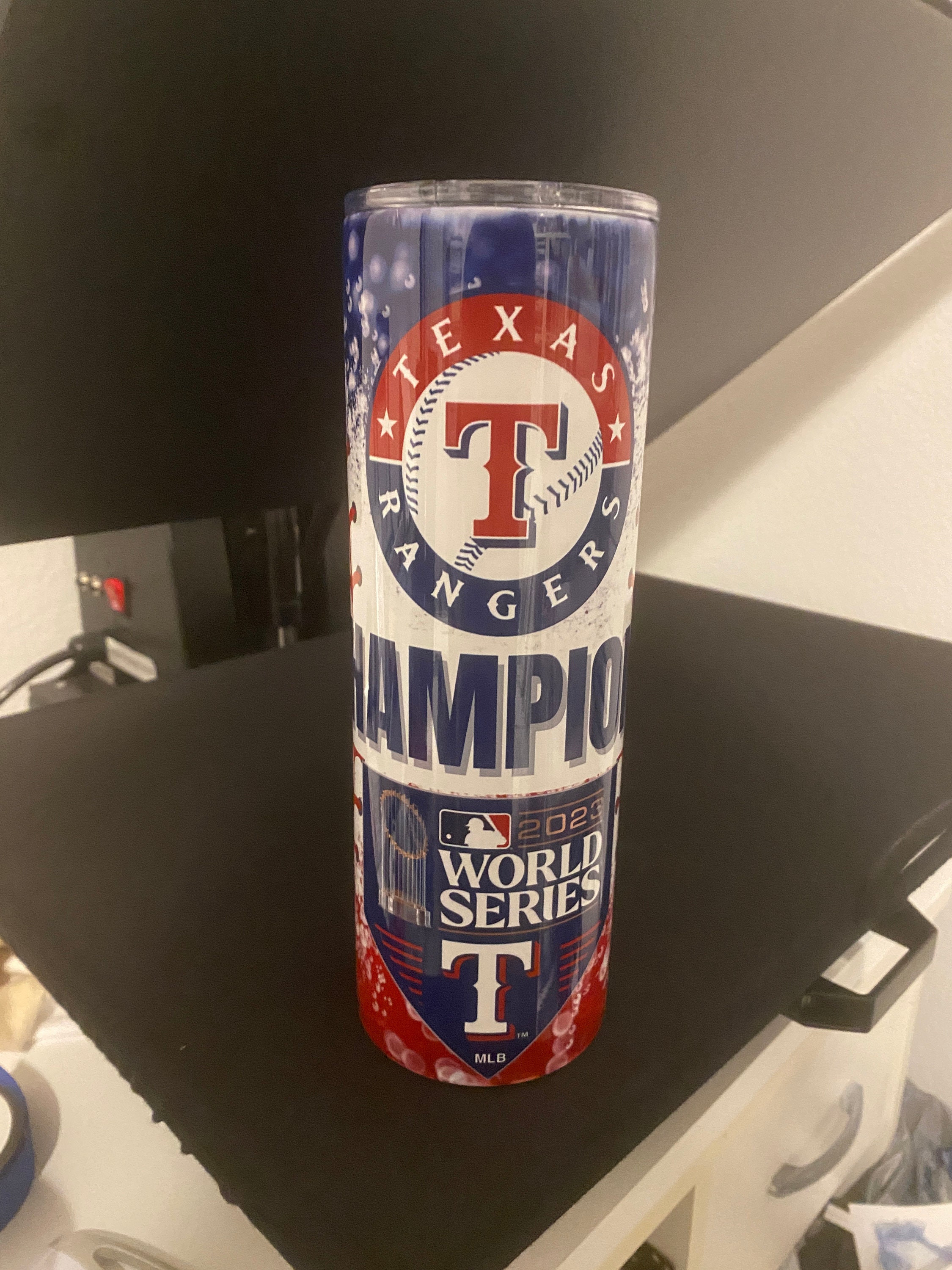 Texas Rangers World Series Champions Tumblers- 30 Oz and 20 Oz Sizes ...
