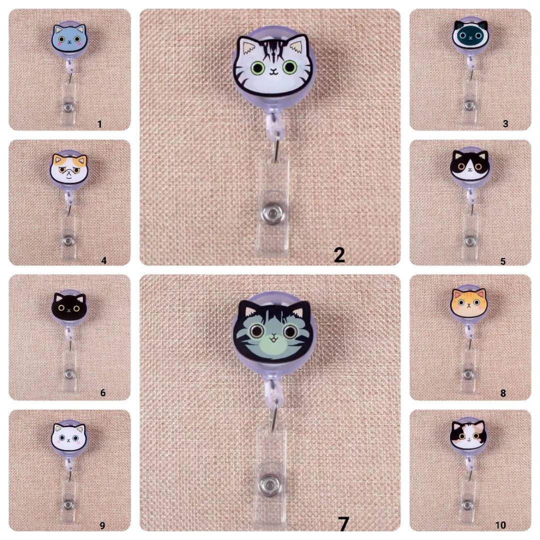 Buy Cute Cats Badge Reel ID Holder, Available in 10 Designs Online