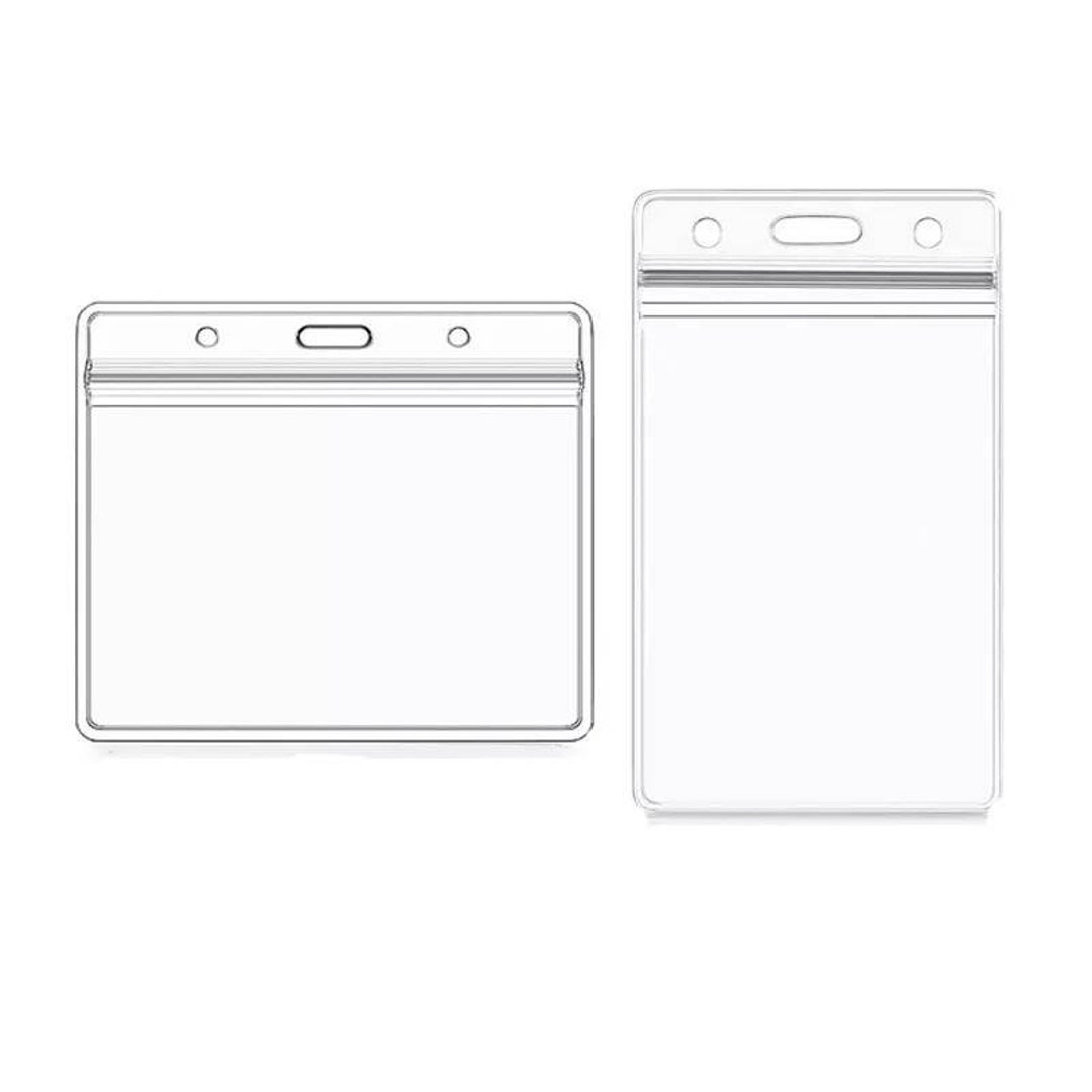 PVC Name Tag Badge Holder Vertical and Horizontal Etsy UK