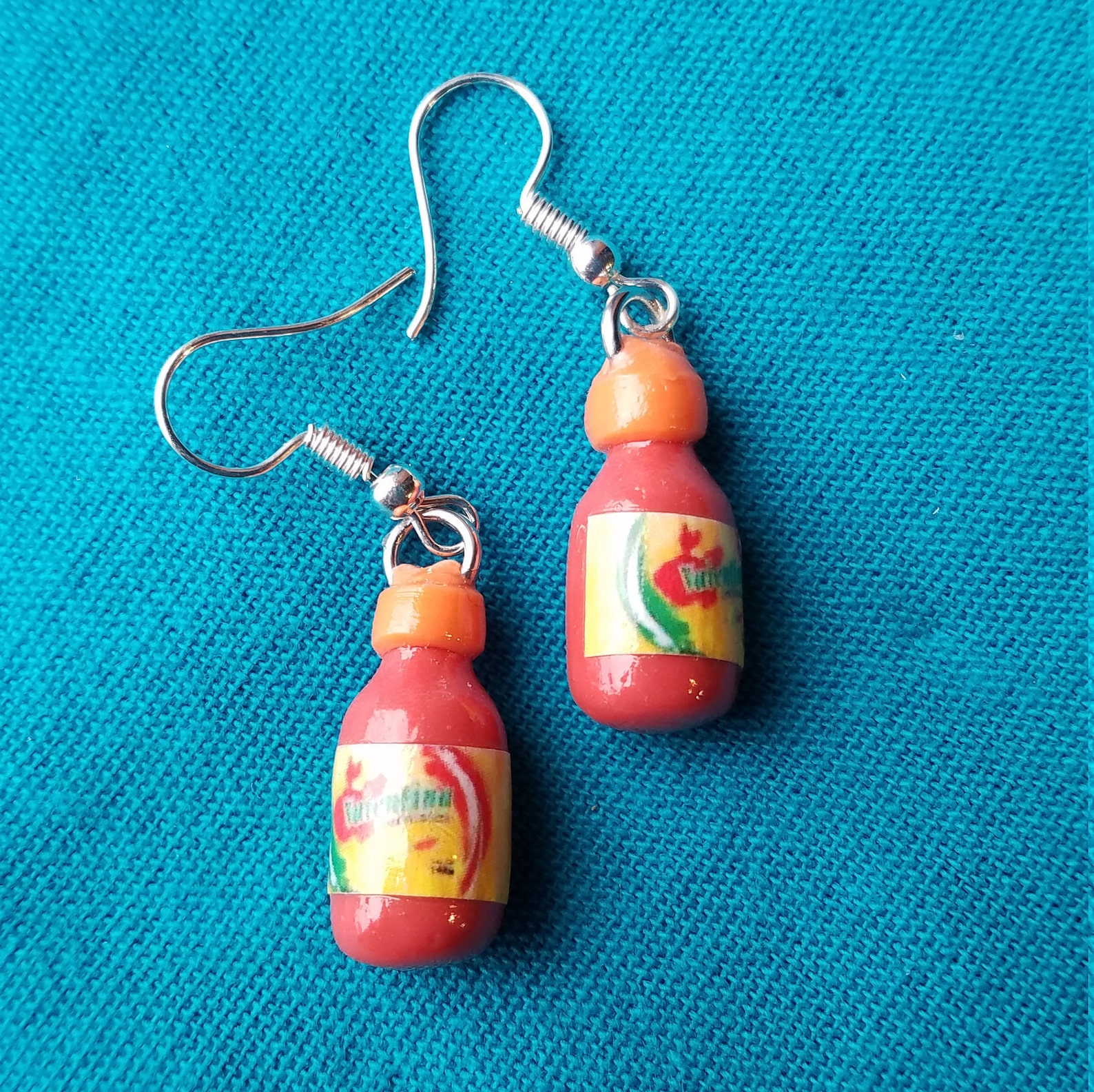 Hot Sauce Earrings Etsy