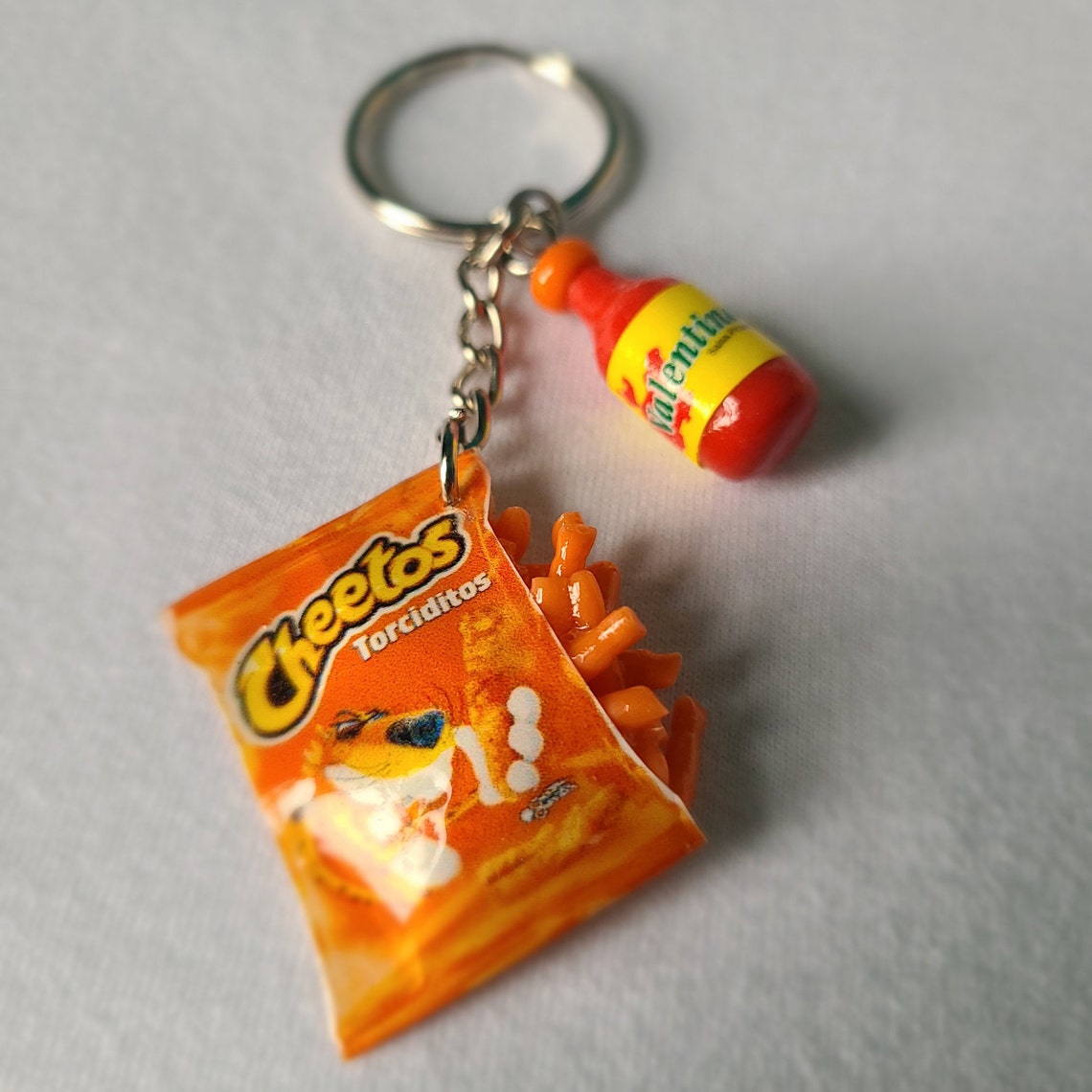 Papitas con Valentina Keychains Etsy
