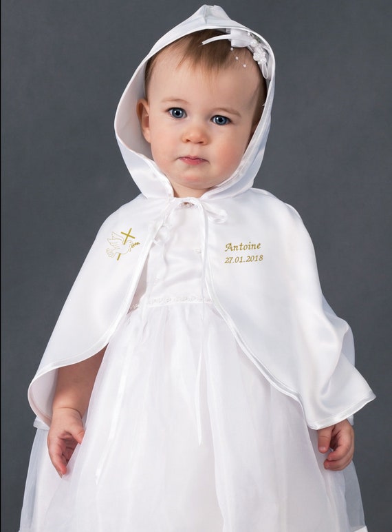 Boutique Magique Cape Blanche Bebe En Poolaire Pour Bapteme Bebe Bebe Fille 0 24m Dwteam In