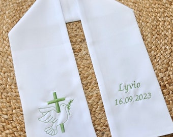 Custom Baptism Scarf