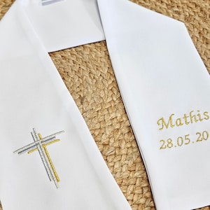 Custom Baptism Scarf
