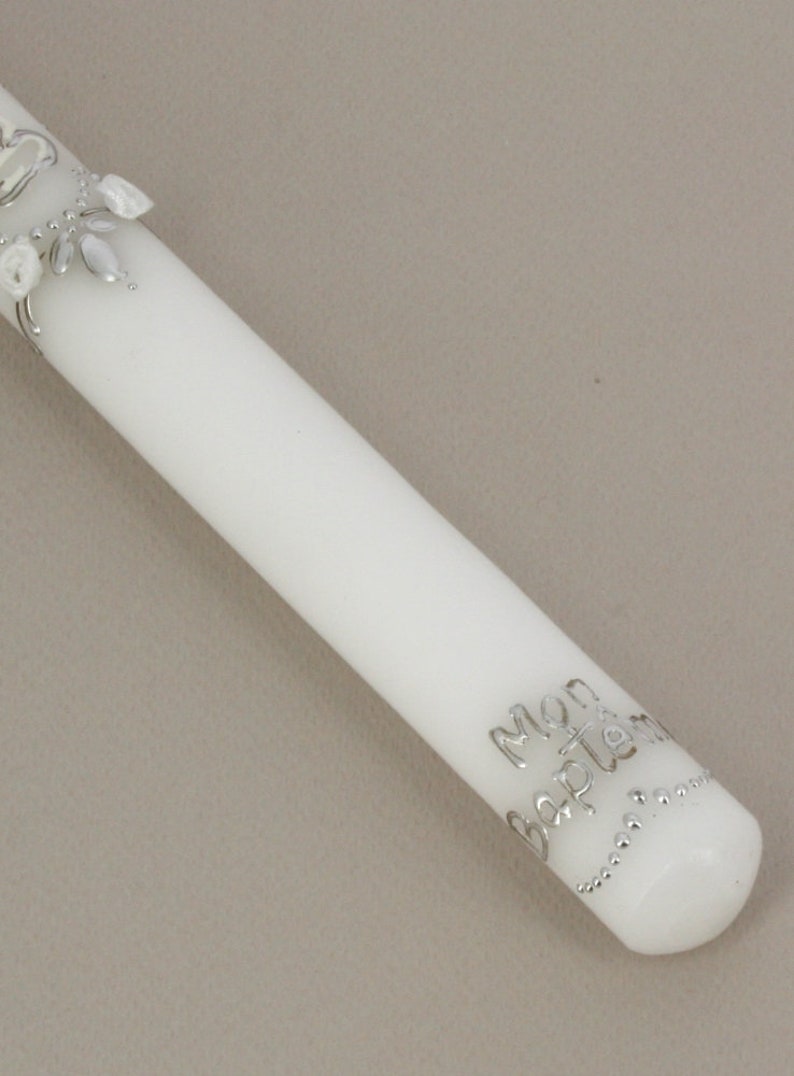 Custom christening candle-Angel