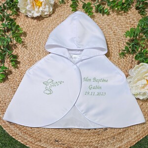 Suitable for babies and children in white Satin Must be in the shape and form image 10