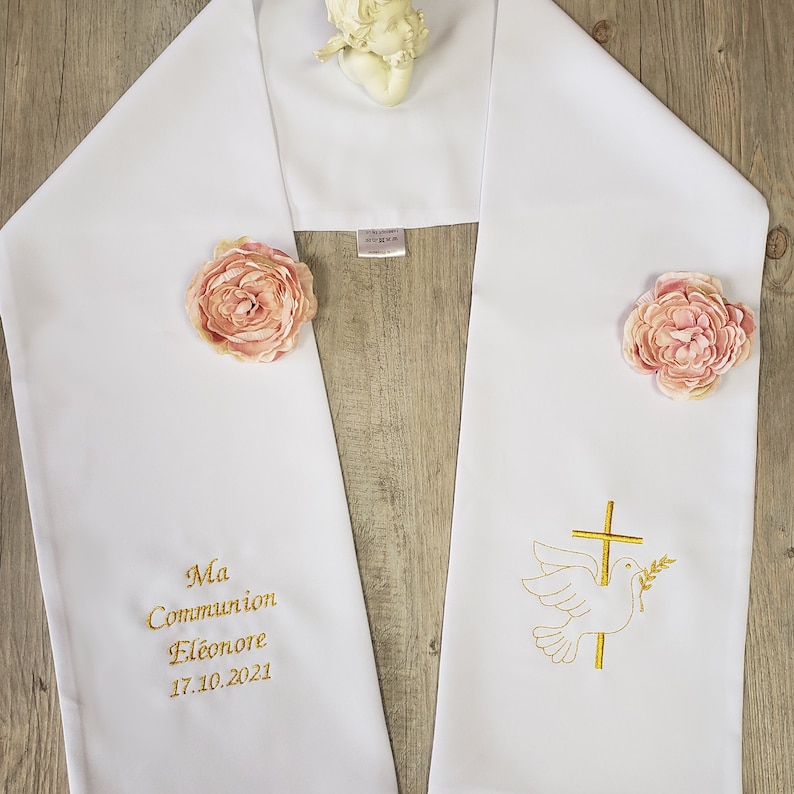 Custom Baptism Scarf image 10