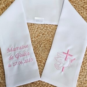 Custom Baptism Scarf image 6