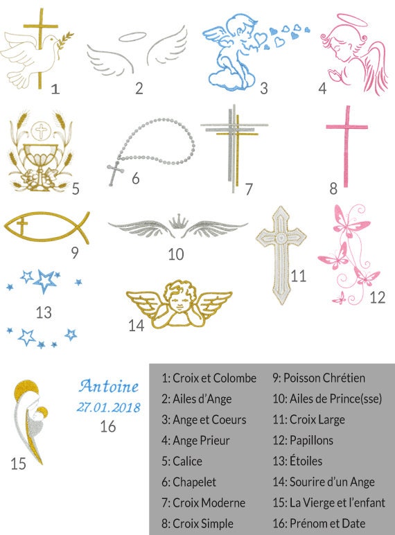 Lange De Bapteme Bebe Motif Au Choix Et Personnalisable Etsy Lange De Bapteme Bebe Motif Au Choix Et Personnalisable Etsy