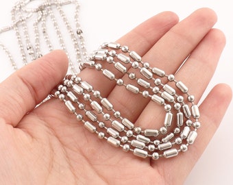 8m Ball chain 2mm gold plated FS394