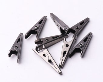 WHOLESALE BULK PRICE 2000 PCS..CURVED ALLIGATOR CLIPS WITH TEETH FOR BOWS ETC