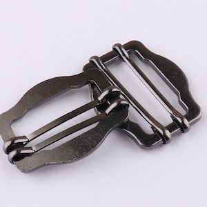 Belt Buckle Double Pin Sliding Belt Buckle Strap Buckle Adjuster 30mm buckle Pin buckle For Purse bag strap buckle slide 6pcs/12pcs image 2