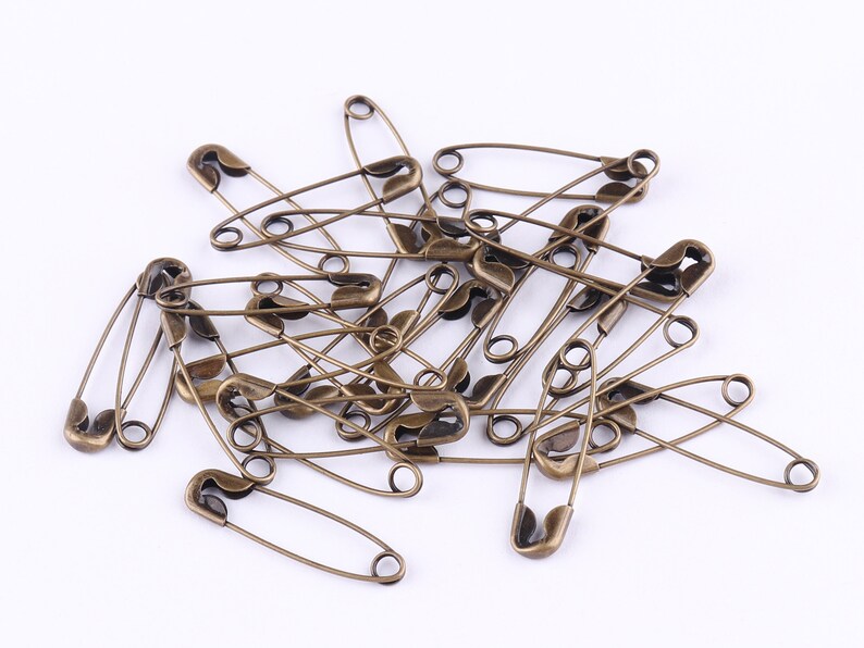 Bronze Safety Pins Hang Tag Pins Quilting Kilt Pins Brooch Etsy