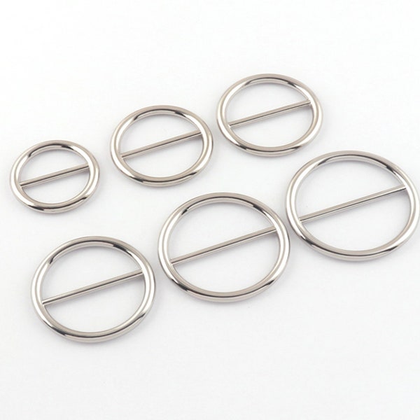 25mm/30mm/38mm Belt buckle strap buckle adjustable slide round buckle for belt,handbag,fashion accessories-4pcs