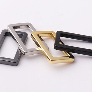 Rectangle rings 1&quot;inch 25mm(inner) rectangular buckles rectangle connector ring Purse ring Strap Rectangle Ring for bags fingdings