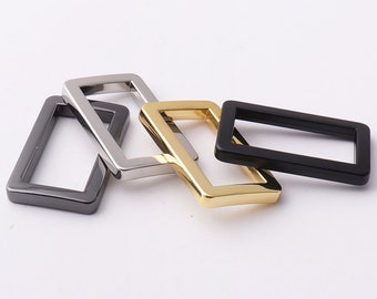 Rectangle rings 1"inch 25mm(inner) rectangular buckles rectangle connector ring Purse ring Strap Rectangle Ring for bags fingdings