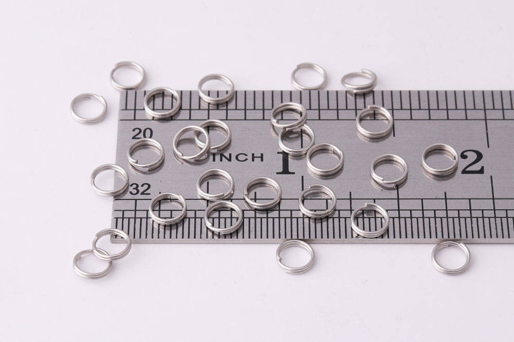 200pcs 5mm Double Jump Rings Split Rings Silver Jump Ring Bulk Etsy