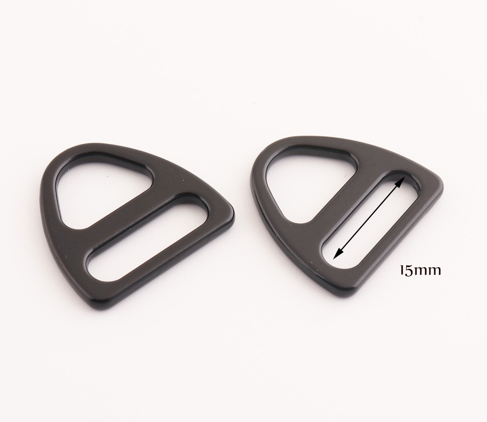 Black Adjuster Buckle 15mm Metal Slide Buckle Adjuster Slide Etsy