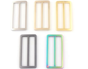 Adjuster buckle,Triglide adjuster 2 inch (50mm),Strap adjuster,purse strap hardware,4pcs tri-glide