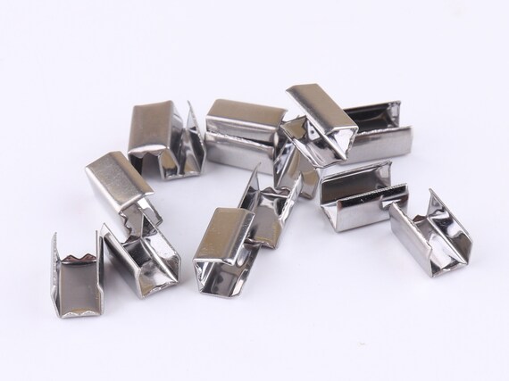Fold Over Crimp Cord Ends for Jewelry Making \u2013 Cord End Clamps - Cord  Clamp Ends Crimp Jewelry Finding for Leather Ribbon 2000 PCs 5 Colors 3mm 