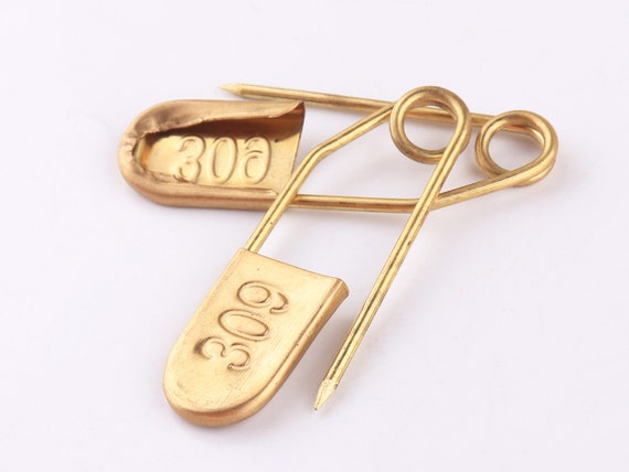 Gold Safety Pins Brooches Vintage Laundry Pins Kilt Pins -  Canada