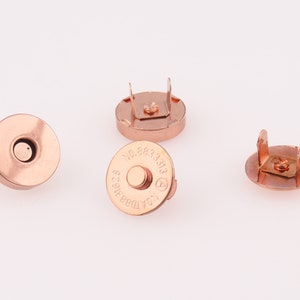 Magnetic Buttons Magnetic Snaps Fastener Snap Closure Fastener Magnetic Clasps for Handbag/Purse Bag Hardware 18mm 10sets