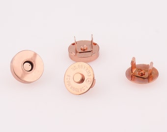 Magnetic Buttons Magnetic Snaps Fastener Snap Closure Fastener Magnetic Clasps for Handbag/Purse Bag Hardware 18mm 10sets