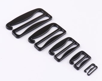 G hooks Metal Strap Slide G Hook Bra Making strap hooks Lingerie Supplies Multiple sizes available 6pcs