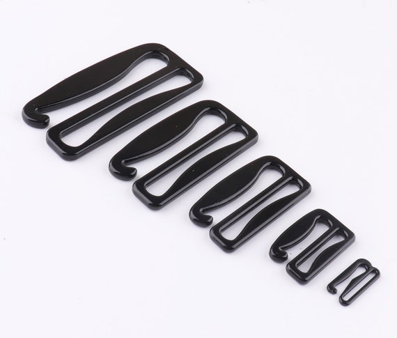 G hooks Metal Strap Slide G Hook Bra Making strap hooks Lingerie Supplies Multiple sizes available 6pcs