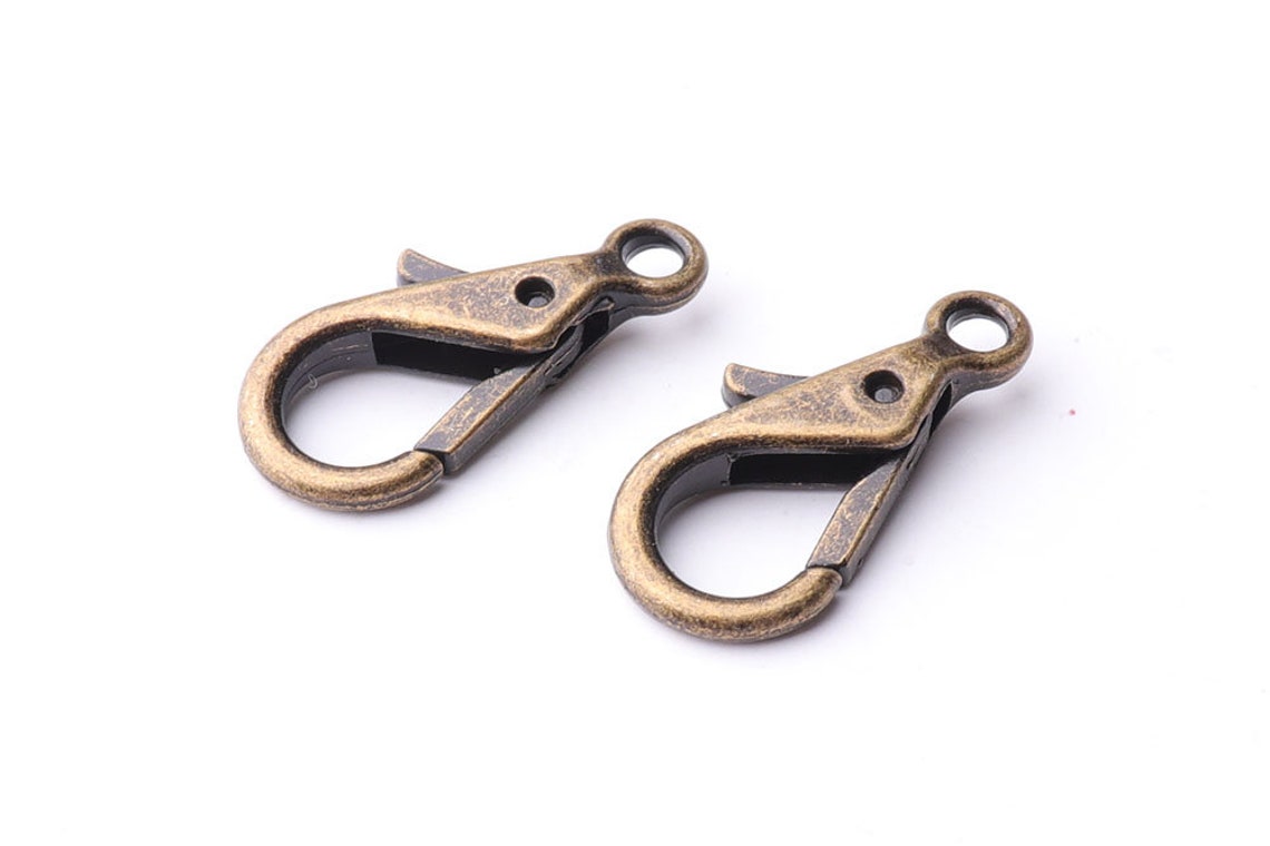20pcs Lobster Claw Clasp Hook 2814mm Anti Brass Lobster Clasp Etsy