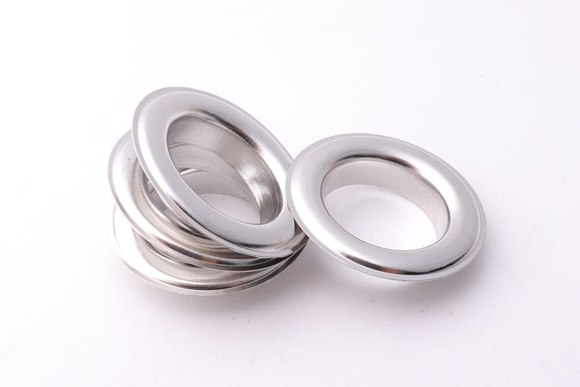 10set 35mm Silver Eyelet Metal Eyelets Grommet Large Eyelets Etsy