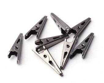 Gunmetal metal Clips with teeth bulk clip metal  clips bulk clips spring clips