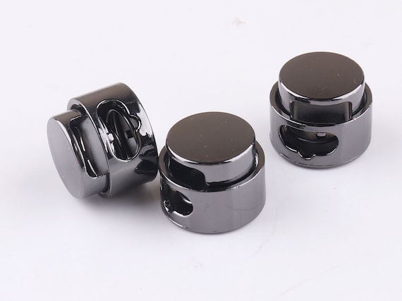 Metal Cord Stoppers - Silver (sold per pair) Metal Cord Stoppers - Silver (sold per pair)