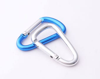 Carabiner Clips 39*23mm Carabiner key chain Carabiner keyring Carabiner Camp Snap hook spring Key ring push gate clip