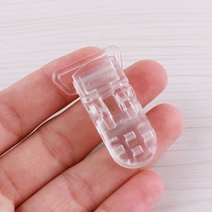 12pcs Kam clips Pacifier clips Suspender clips Plastic clips Mitten Clips Baby Dummy Clips Pacifier clip paci holder clips