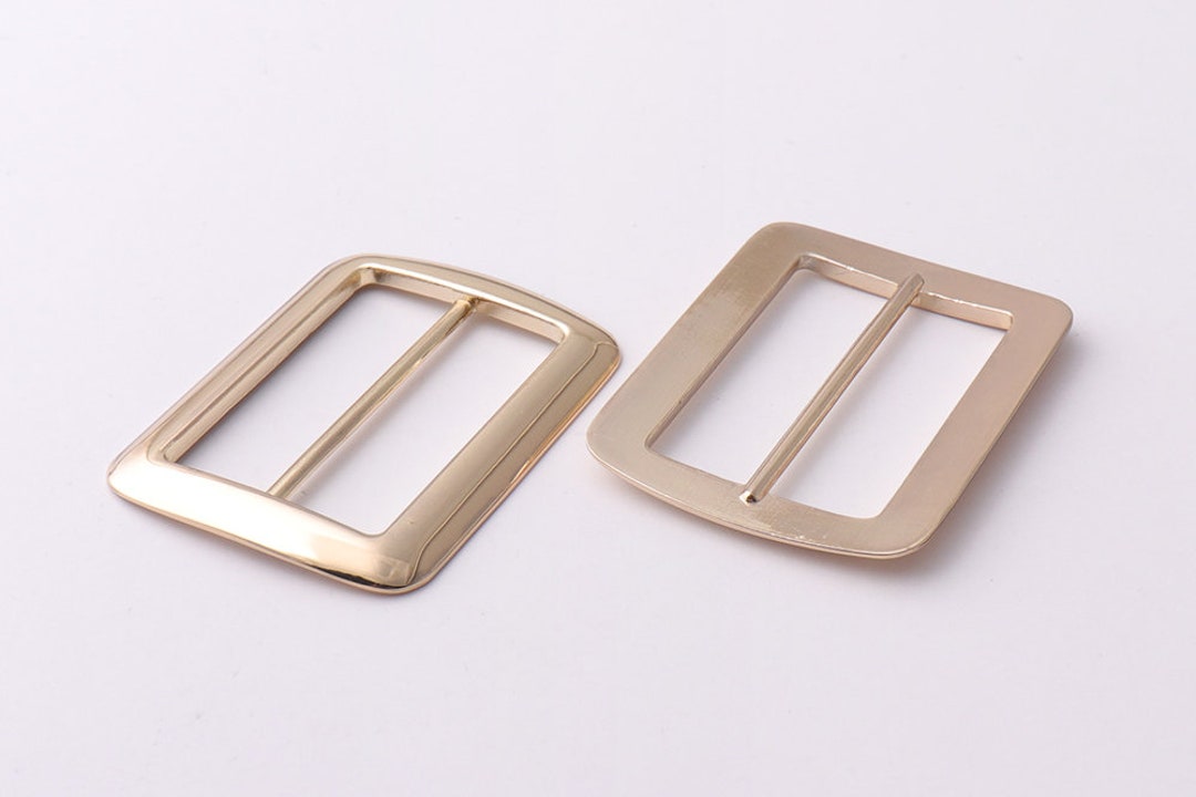 11/2inch37mm Light Gold Slide Buckle Suspender Strap Adjuster Slide