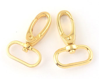 1'' (25mm) A/B Style Trigger Snap Hook Swivel clasp Webbing clasp Belt Strap Swivel Hook Purse push gate hook-10pcs