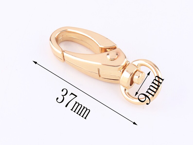 Gold Swivel Snap Claps Bag Clasp Push Gate Hook Strap Hook Etsy