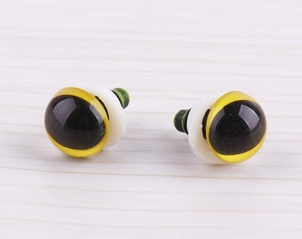 5pair 10mm Plástico Muñeca Ojos amigurumi ojos redondos ojos de seguridad ojo ojos Craft Seguridad Ojos Muñeca Ojos Con Lavadoras