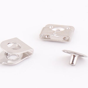 50set Silver hook and eye Metal Hook and Eye clasp Hook and Eyes Fasteners for Trouser and Skirts