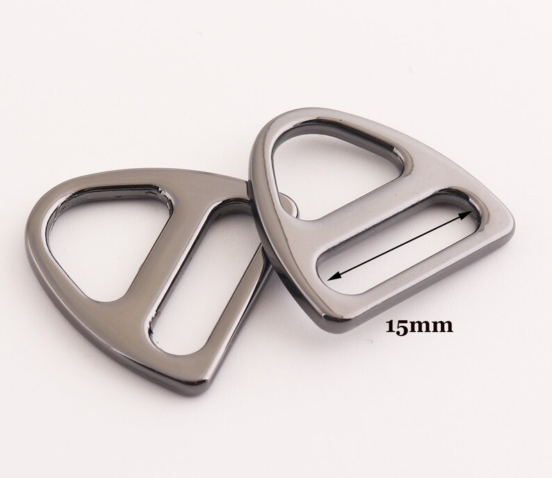 Gunmetal Adjuster Buckle 15mm Metal Slide Buckle Adjuster Etsy