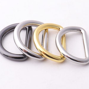 3/4&quot;inch(19mm) D-Rings Findings D Ring buckles Dee Rings Metal D rings for Bag Belt Strap Webbing purse hardware High Quality