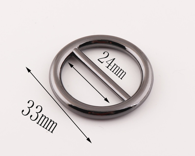 Circular Buckle Strap Buckles Belt Buckle Adjuster buckle Round Metal Slide Buckle adjuster slide buckle for bags fingdings 4pcs