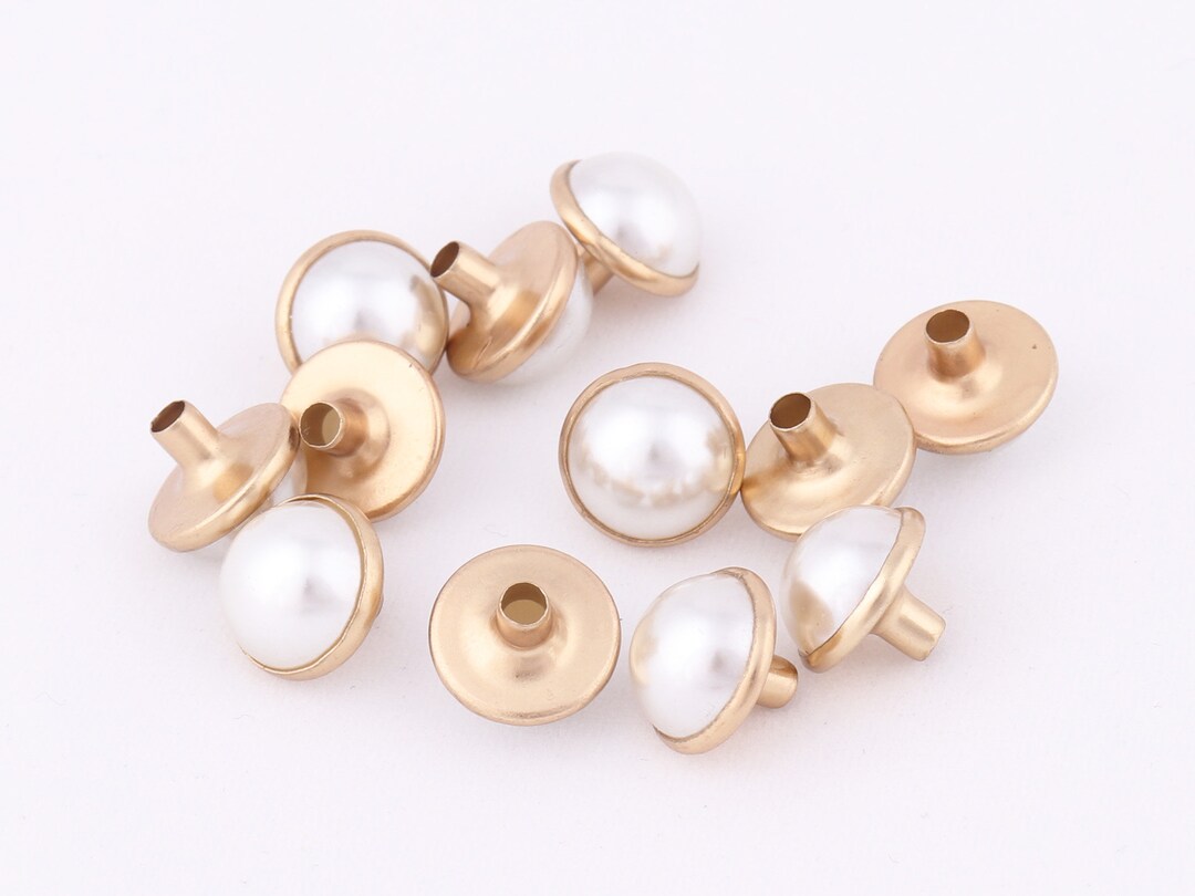 Cute Rivet Rivet Studs Pearl Rivets Single Decorate Rivets Beads Rivets for ...